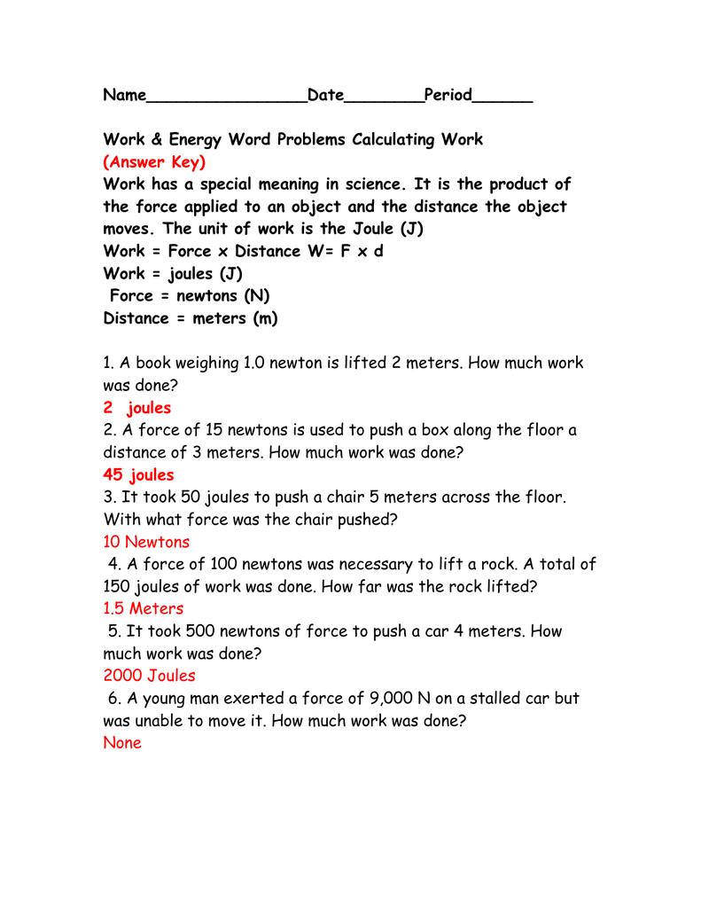 Algebra 1 Word Problems Worksheets Work Word Problems Work Word
