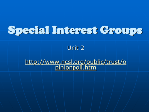 Special Interest Groups
