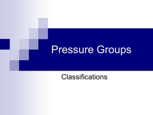 Pressure Groups