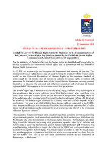 ZLHR Solidarity Statement On The Belated Commemorations of