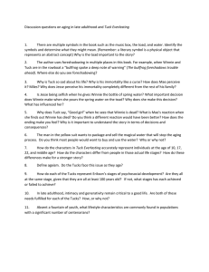 Tuck Everlasting: Aging & Immortality Discussion Questions