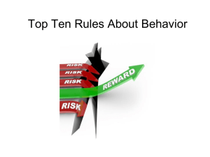 Ten Rules Governing Behavior Final Keynote