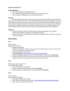 Figurative Language Lesson Plan: Similes, Metaphors & More