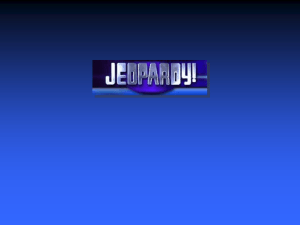 Greek Jeopardy