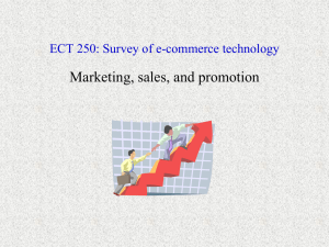 ECT 250: Survey of e-commerce technology