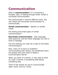 Healthcare Communication Notes