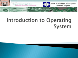 What is an operating system?