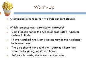 Sentence Structure & Pacing Worksheet