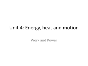 Unit 4-What is work