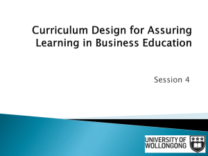 Powerpoint - Assuring Learning