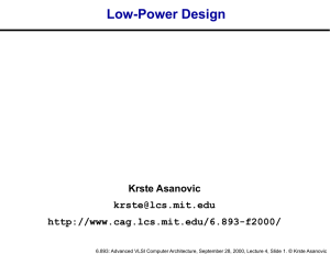 Low-Power Design