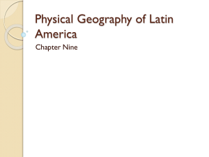 Physical Geography of Latin America