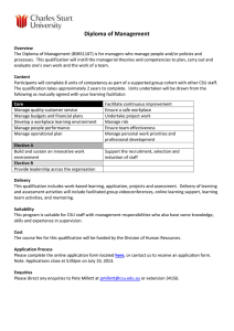 Diploma of Management