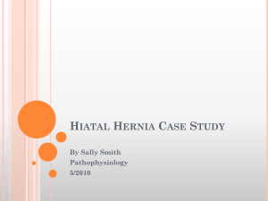 Hiatal Hernia Case Study: Symptoms, Diagnosis & Treatment