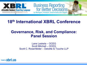 Governance, Risk, and Compliance: Panel Session