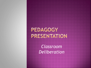 Deliberation