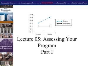2014-Lecture 05 Part 01 Assessing Impact