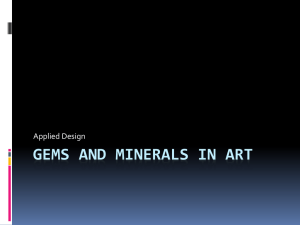 Gems and Minerals in Art