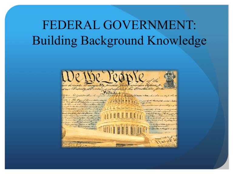 THE THREE BRANCHES OF GOVERNMENT