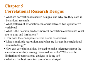 Correlational Research Designs: Psychology Presentation
