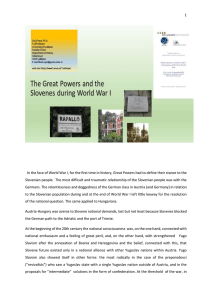 In the face of World War I, for the first time in history, Great Powers