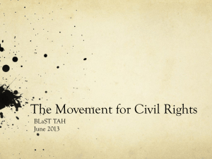 3 TheMovement for Civil Rights, Dr. Aaron Sheehan-Dean