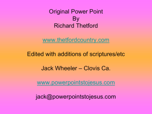 Self-Control - Power Points to Jesus