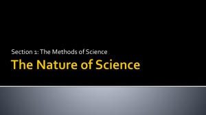 Methods of Science PowerPoint