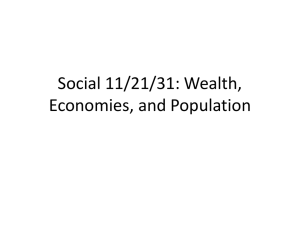 Social 11/21: Population and Wealth