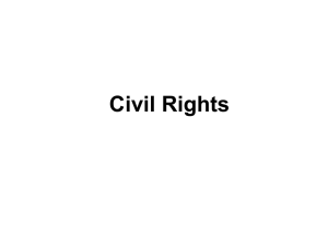 Civil Rights - O'Callaghan Classes
