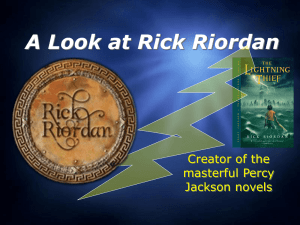 A Look at Rick Riordan - young-adult