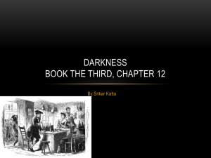 Darkness: Book Three, Chapter 12 Summary & Analysis