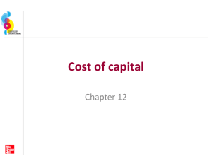 Cost of Capital - McGraw Hill Higher Education