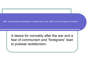 Isolationism