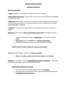 Southern Colonies & Lifestyles