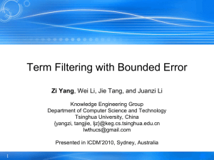 Yang-Term-Filtering... - School of Computer Science