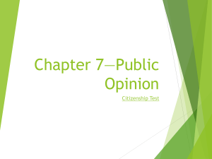 public opinion