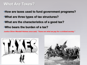 What Are Taxes? - Mr. Underhill - Social Studies