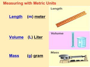 PPT Notes 4 - Metric Conv
