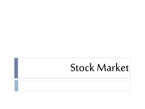 Stock Market - Mrs. Golledge