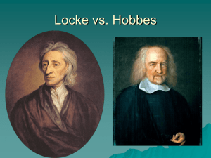 Locke vs. Hobbes: State of Nature & Government Philosophies