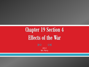 WWI Effects: Flu, Race Riots, Red Scare, Harding