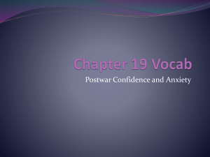 Chapter 19 Vocab - Moore Public Schools