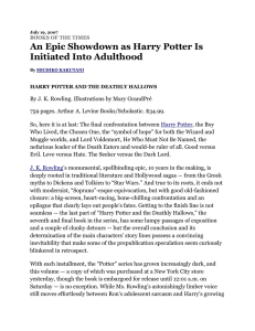 NYT Book Review of Harry Potter