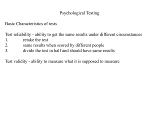 Testing