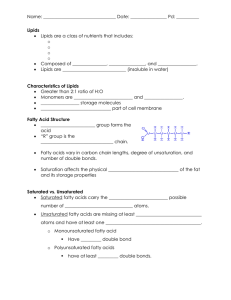 lipids notes