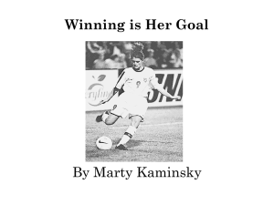 Winning is Her Goal