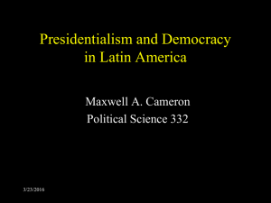 Presidentialism