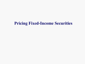 Pricing Fixed-Income Securities