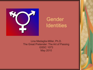 Gender Identities